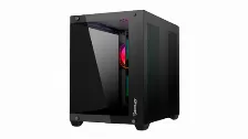 Gabinete Ocelot Gaming A-cube 1 Pc, Soporta Atx, Itx, Micro Atx, 7 Ranuras De Expansión, Color Negro, Ventana Lateral Si, Fuente De Alimentación No, 1 X Usb 3.2, 2 X Usb 2.0